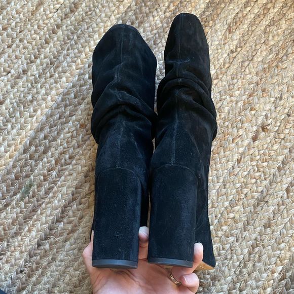 Gently worn Anthropologie Splendid Women's Phyllis High-Heel MidCalf Slouch Boot - Picture 9 of 16